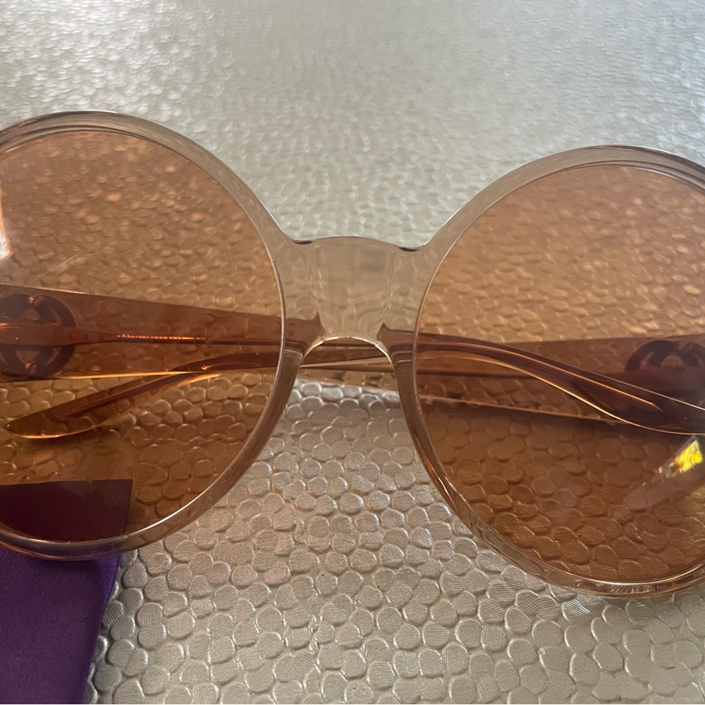 Gucci Sunglasses GG 0954 S 005  Beige Frames, Orange Lenses. 2022 collec… - Picture 6 of 7